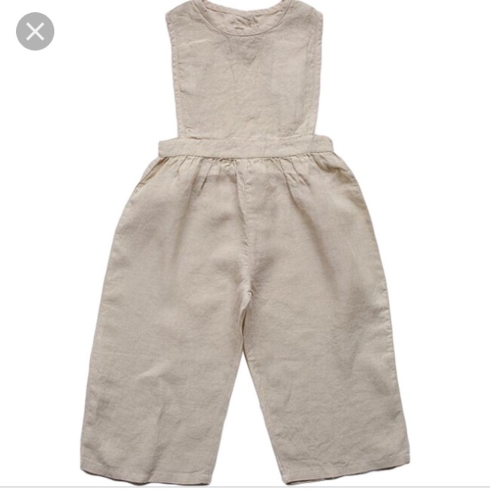 NWT simple folk linen jumpsuit